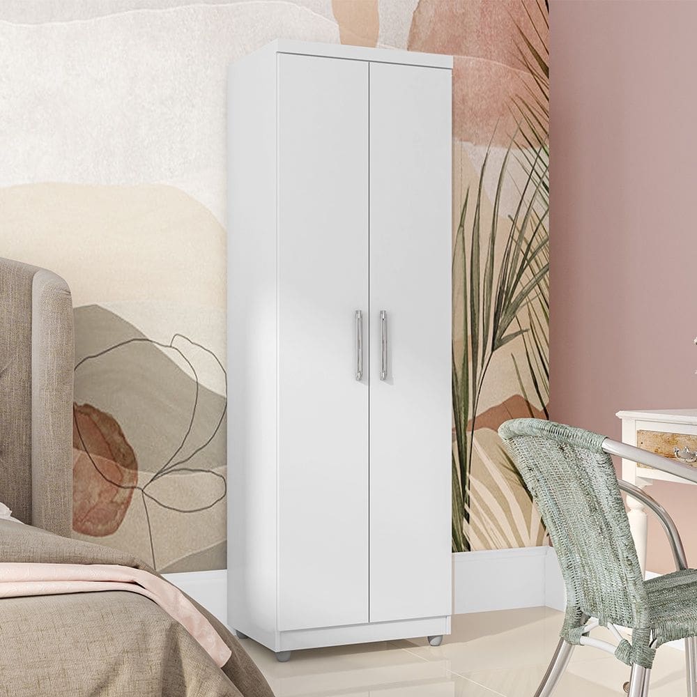 Armário Multiuso Sabrina Branco AJL Móveis