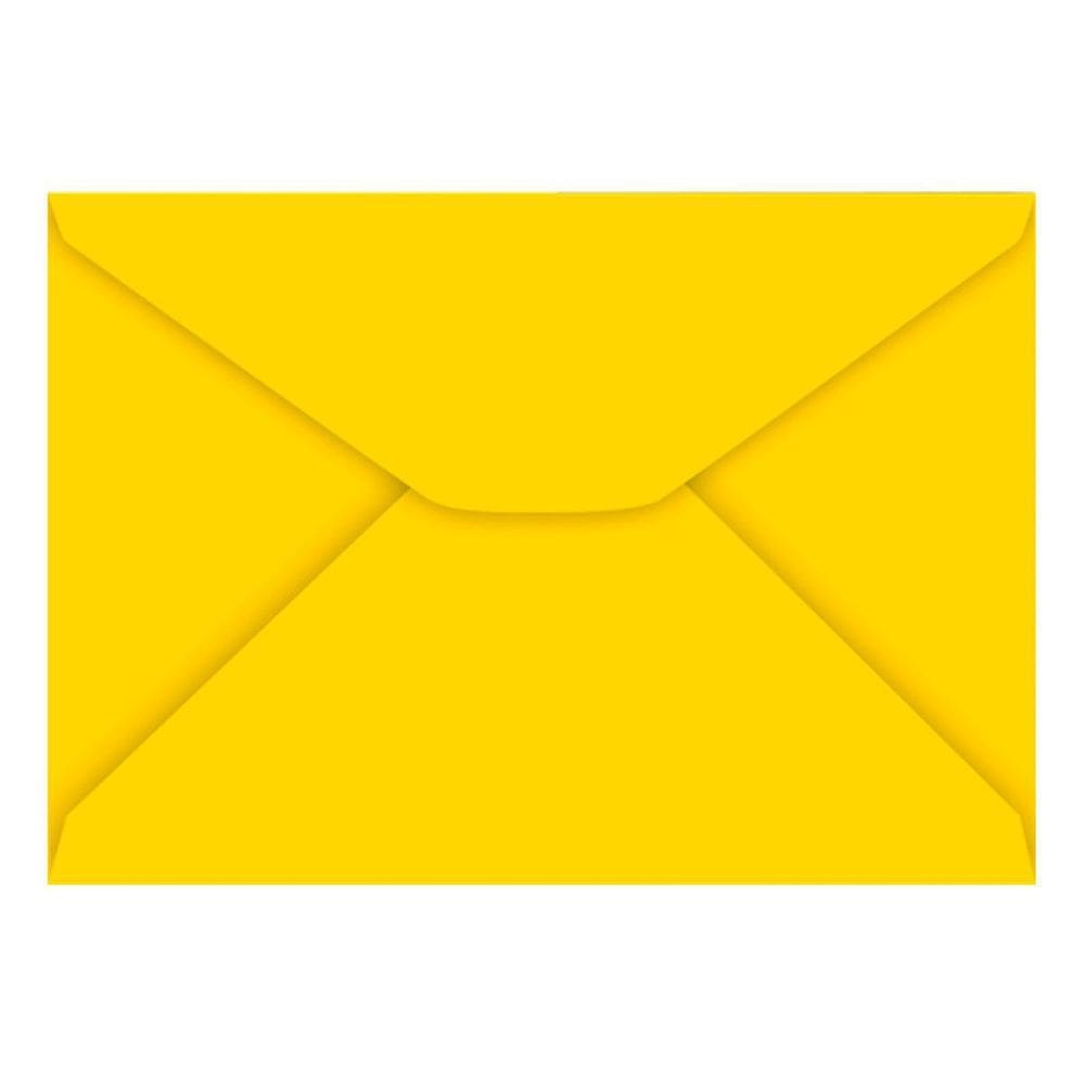 Envelope Carta Amarelo 80G 100 Unidades Foroni