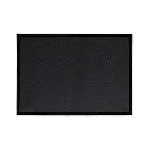 Tapete Piquet Impermeável e Antiderrapante 50x70cm Jolitex - Preto