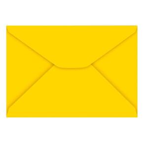 Envelope Carta Amarelo 80G 100 Unidades Foroni