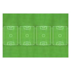 Toalha De Mesa Campo De Futebol - 137cm X 183cm