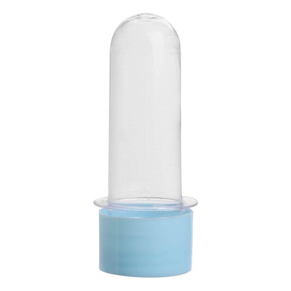 Mini Tubete Para Lembrancinha Azul Claro 8cm - 10 Unidades