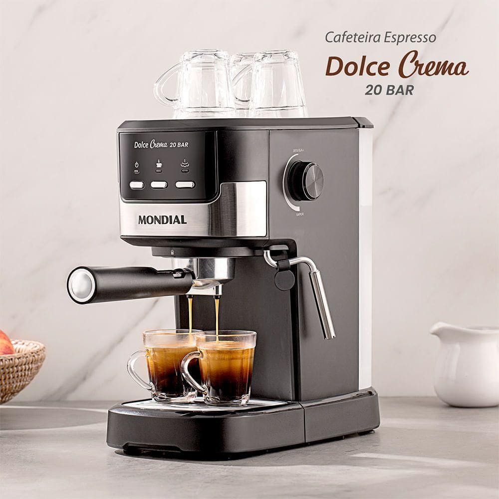 Cafeteira Espresso Dolce Crema 20 Bar | Casas Bahia