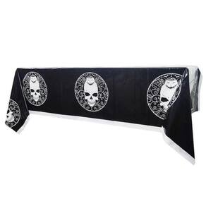 Toalha De Mesa Halloween Caveira - 1 Unidade