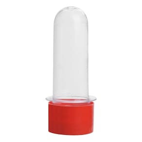 Mini Tubete Para Lembrancinha Vermelho 8cm - 10 Unidades