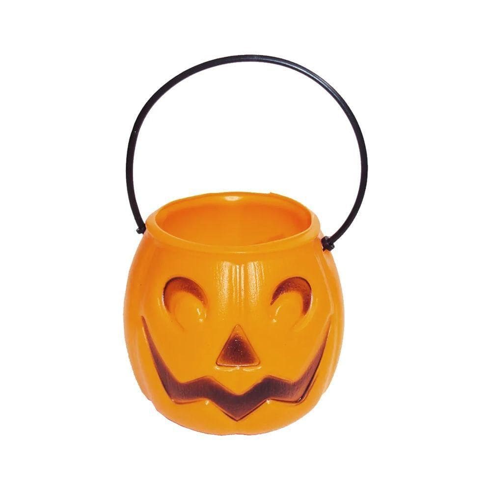 Mini Balde De Abóbora Halloween