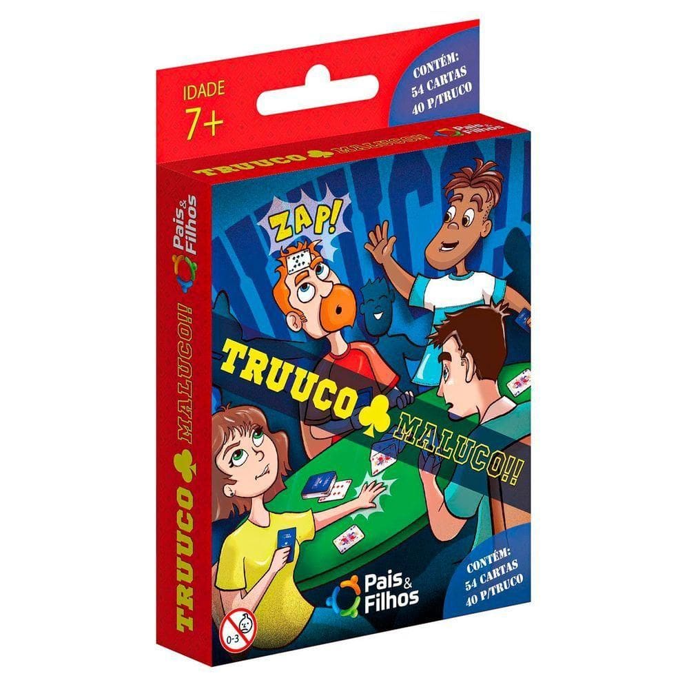 Jogo De Cartas Truco Maluco - 54 Cartas