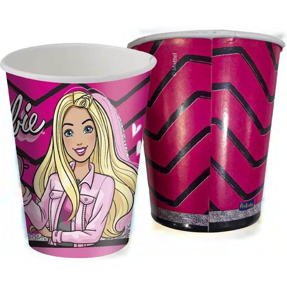 Copo Descartável Da Barbie - 8 Unidades