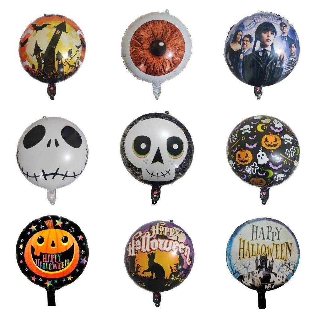 Balão Metalizado Halloween Estampado - 18 Polegadas Modelo Happy Halloweeen 2