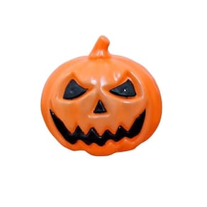 Decoração Halloween Grande Abóbora Terror Cor Laranja