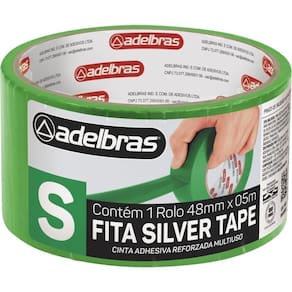 Fita De Alta Resistencia Silver Tape Verde 48Mmx5M.