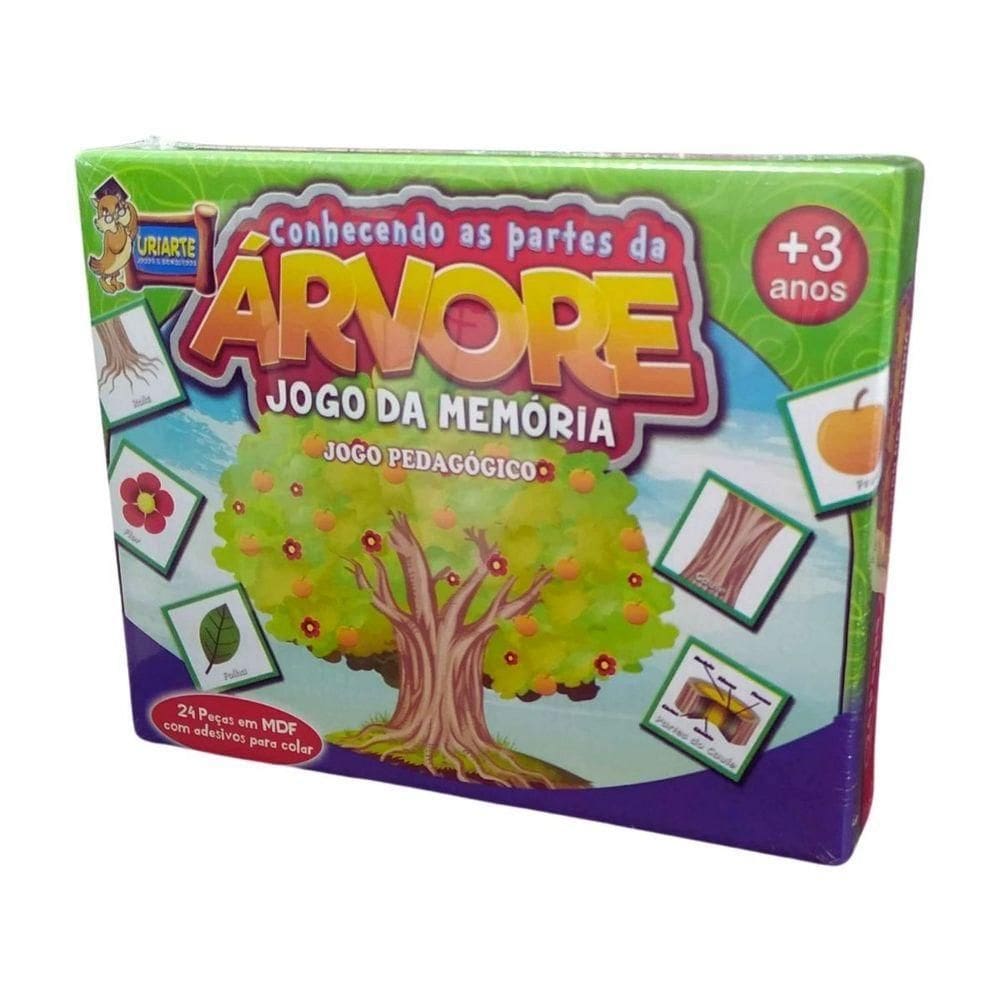 Jogo Pedagógico Conhecendo As Partes Da árvore - 24 Peças