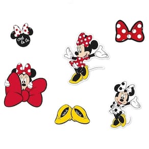 Mini Personagens Decorativos Minnie Mouse - 12 Unidades