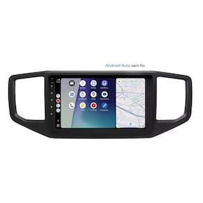 Central Multimídia Amarok 2017 2018 2019 2020 2021 2022 Svart Tela de 9" 2GB de RAM Android Auto e Carplay + Câmera de ré