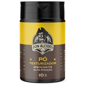 Pomada em Pó Texturizador Efeito Matte Alta Fixação Lemon Bone 10g Don Alcides
