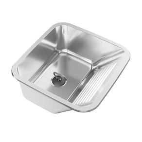 Tanque para Lavanderia em Aço Inox de Embutir 25 Litros Polido GhelPlus Aço Inox