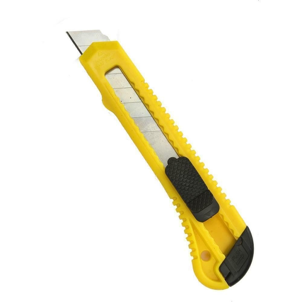 Estilete Largo 18 Mm Com Trava Da Lâmina - Fertak