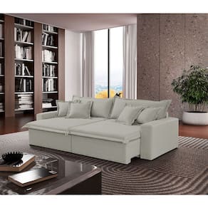 Sofá Montreal Veludo 2 Módulos de 120m B25cm Meu Sofá Online