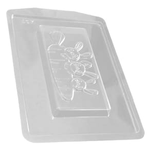 Forma De Silicone Família Coelho - 7,8cm X 15,7cm
