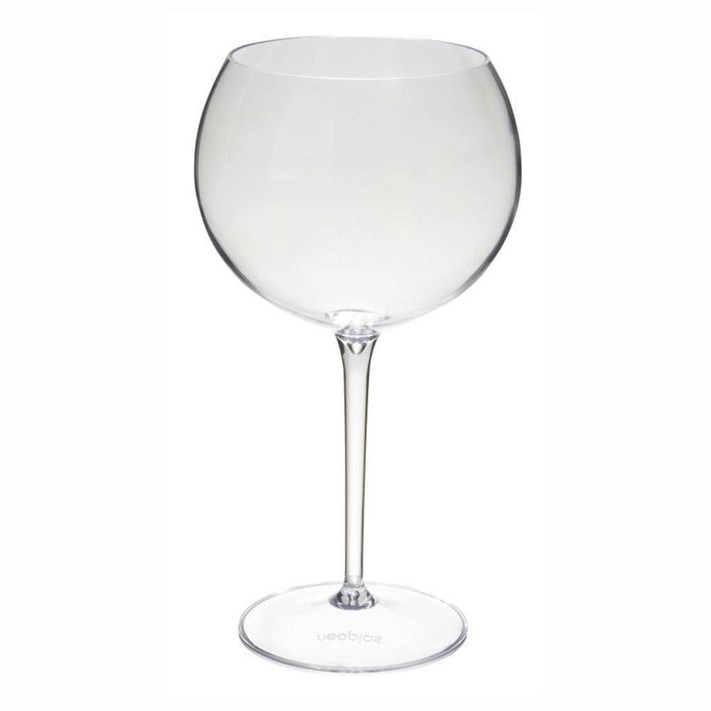 Taça De Gin Acrílico Transparente London Curves 600ml
