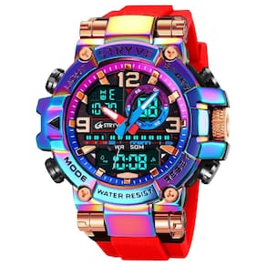 Relógio Masculino Esportivo Stryve 8025 Anadigi Led