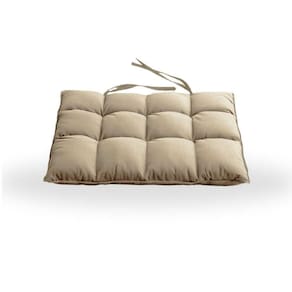 Assentos De Cadeira Futon 40x40 Em Sued Liso - Speciale Home Marfim