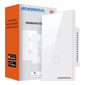 Interruptor Touch Inteligente Touch Zigbee Novadigital 2