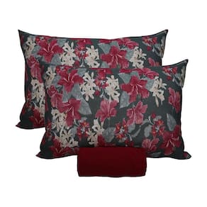 Jogo De Cama King Portallar Malha 100% Algodão Nápoles 3 Peças Vermelho