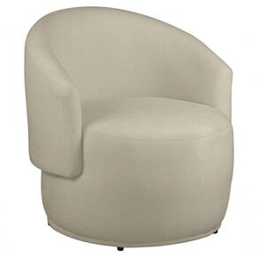 Poltrona Decorativa Heitor Sala Escritório E Recepção Suede Bege Eli Móveis E Decoração