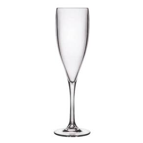Taça De Champanhe Acrílico Transparente 180ml