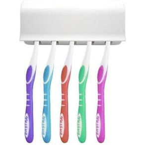 Dispenser Automático Pasta De Dente Suporte Escovas Banheiro