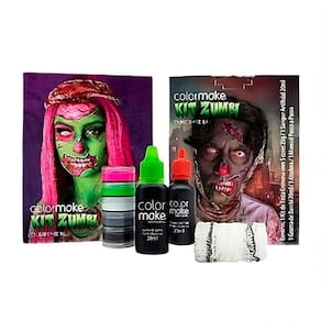Kit Maquiagem Artística Zumbi Efeitos Especiais