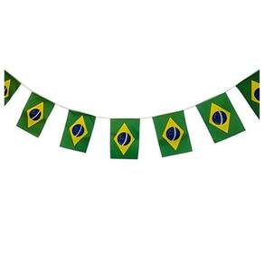 Varal De Bandeiras Do Brasil - 4 Metros