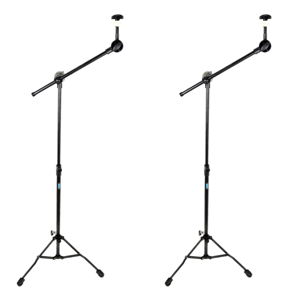 Kit 2 Pedestal Prato De Bateria Ask B12g Estante Girafa