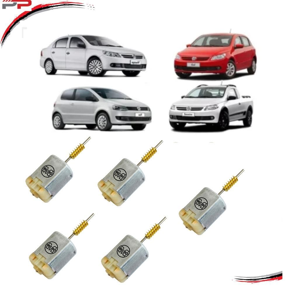 Kit 5 Motor Fechaduras Fox Ap 09 Gol-voyage-saveiro Após 08 - UN / 5 [F103]