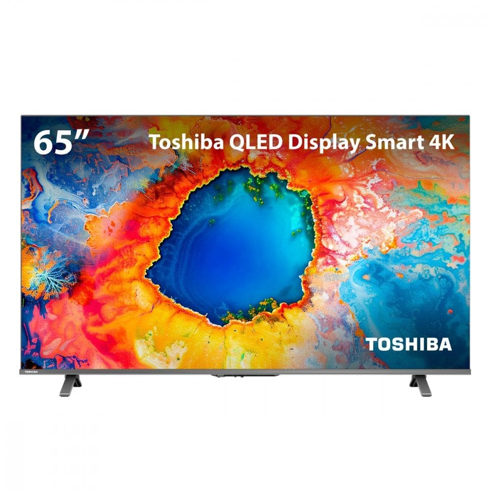 Smart Tv Toshiba 65 QLed 4K Ultra HD Display Google TV TB036M C450