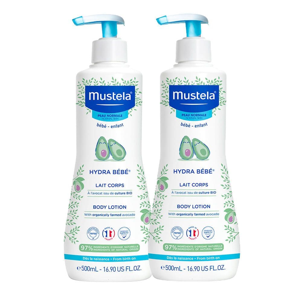 Kit 2 Hydra Bébé Mustela Leite Corporal 500ml