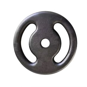 Anilha De Ferro Pintada Peso Academia Treino 3Kg Preta