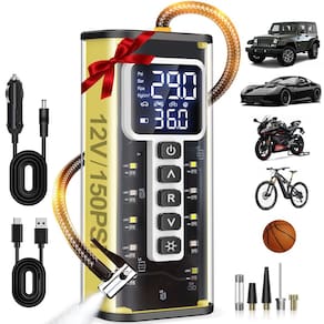 Compressor de ar portátil com inflador de pneus Teffim 20000mAh