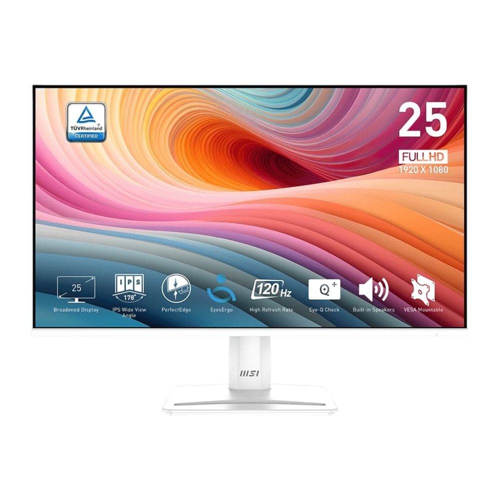 Monitor MSI PRO MP251W E2 24,5 polegadas 1920 x 1080 FHD 120 Hz IPS