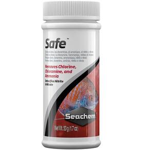 Seachem Safe Remove Cloro, Cloramina E Amonia - 50g