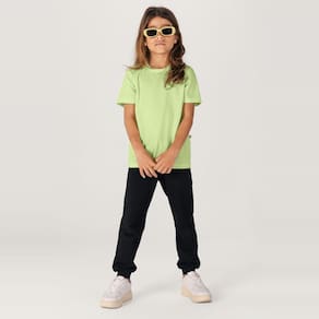 Calça Jogger Básica Infantil Menino Em Moletinho Brandili