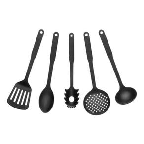 Kit 5 Peças Nylon Colher Arroz Concha Escumadeira Up Ud214