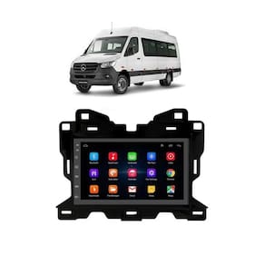 Kit Multimídia Sprinter 2020 / 2025 Android 7 Pol Carplay 2/32GB GPS - 701KC FirstOption