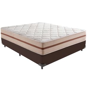 Cama Box e Colchão Classic 26 cm Molas ensacadas Casal Anjos