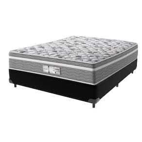 Cama Box Preto e Colchão Evolution Molas Ensacadas Viúvo Probel