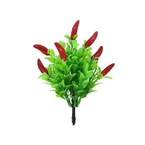 Mini Buquê Pimenta Artificial 16cm 8 Pimentas - MC Flores