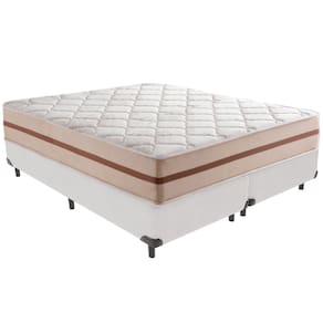 Cama Box e Colchão Classic 26 cm Molas ensacadas Queen Anjos