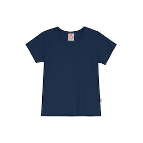 Blusa Básica Infantil Menina Em Cotton Brandili