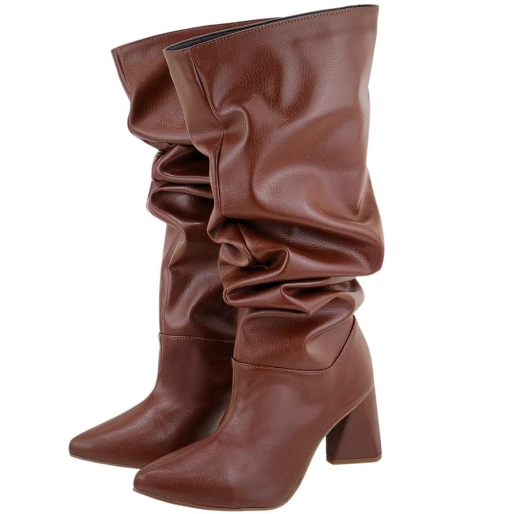 Bota Feminina Slouchy Cano Alto Floter